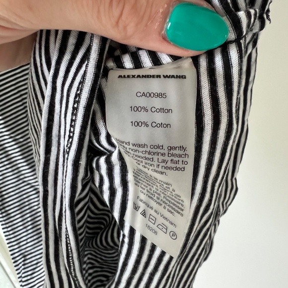 T by Alexander Wang Striped Mini Dress - Picture 4 of 4